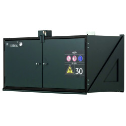 ARMOIRE DE SECURITE ANTI-FEU 30 MIN, FIXATION MURALE ASECOS S-CLASSIC-30, 2 PORTES