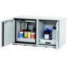 ARMOIRE DE SECURITE MULTIRISQUES SOUS PAILLASSE, ASECOS K-UB-90, 2 PORTES BATTANTES MODELE K90.060.110.050.UB.2T