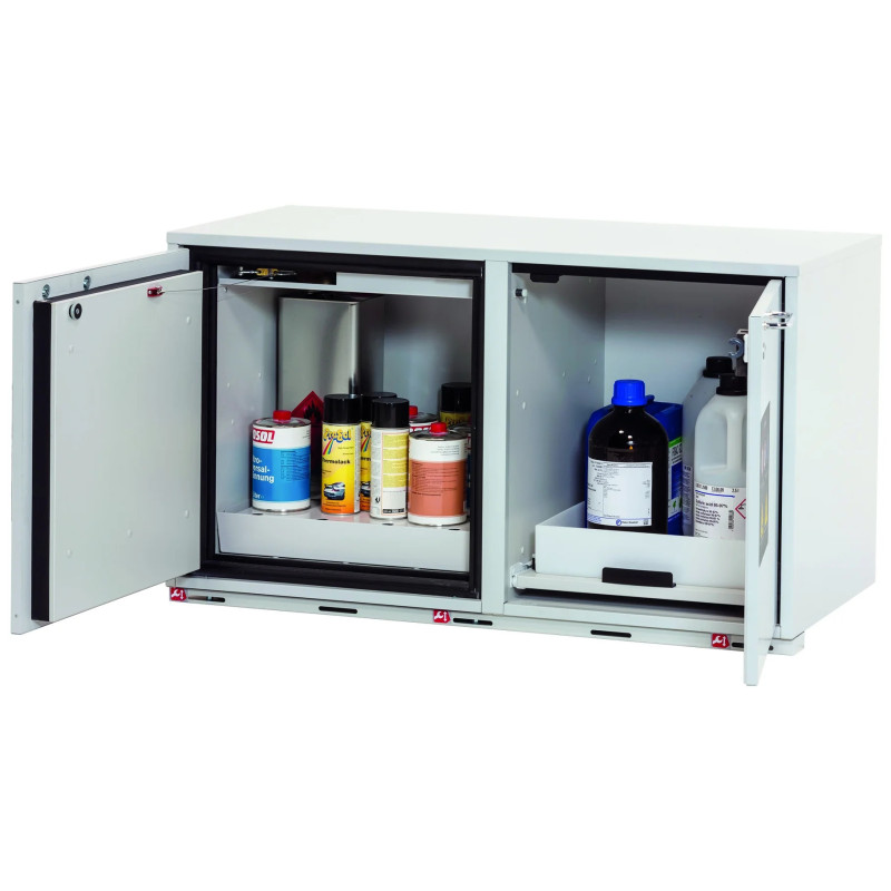 ARMOIRE DE SECURITE MULTIRISQUES SOUS PAILLASSE, ASECOS K-LINE K-UB-90