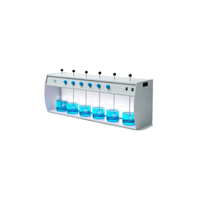 FLOCULATEUR JAR TEST FC6S STANDARD 6 POSTES AVEC REGLAGE INDIVIDUEL DE VITESSE