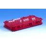 PORTOIR EN POLYPROPYLENE BLEU 8 X 16 EMPLACEMENTS POUR MICROTUBE DE DIAMETRE 11 mm PAR 5