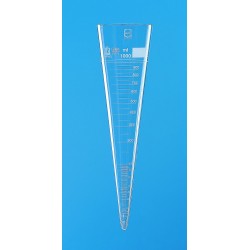 CONE DE SEDIMENTATION D'IMHOFF EN VERRE SANS ROBINET GRADUATIONS JUSQU'A 100 ml
