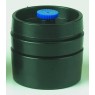 CASSETTE DE PRELEVEMENT D'AIR EN POLYPROPYLENE NOIR ANTISTATIQUE, 2 ETAGES POUR FILTRE 37 mm PAR 50