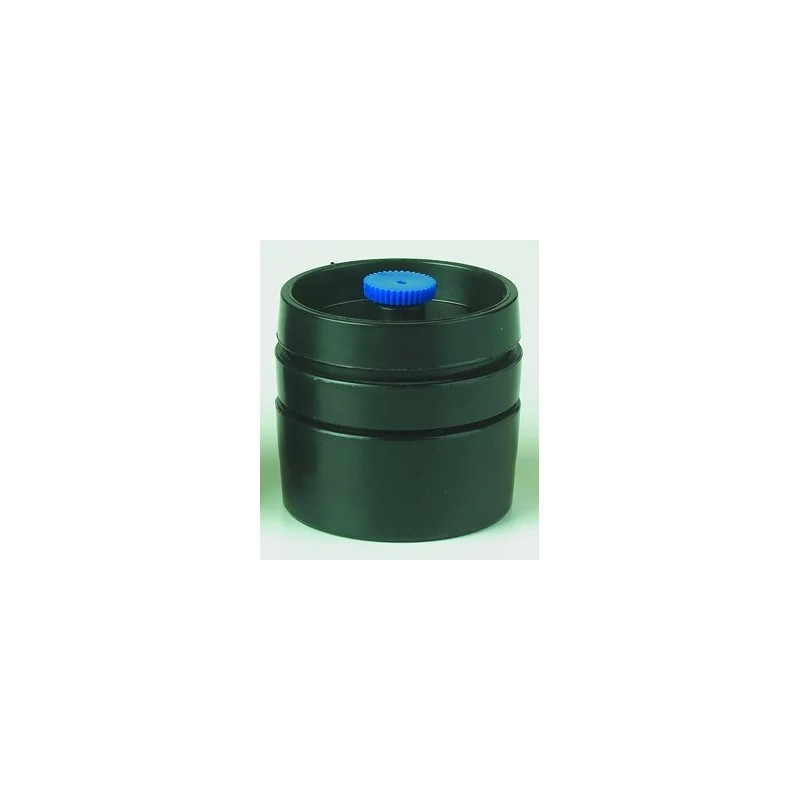 CASSETTE DE PRELEVEMENT D'AIR EN POLYPROPYLENE NOIR ANTISTATIQUE, 4 ETAGES POUR FILTRE 37 mm PAR 50