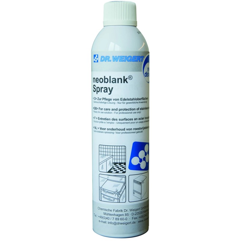 LIQUIDE D'ENTRETIEN INOX NEOBLANK SPAY PAR 400 ML