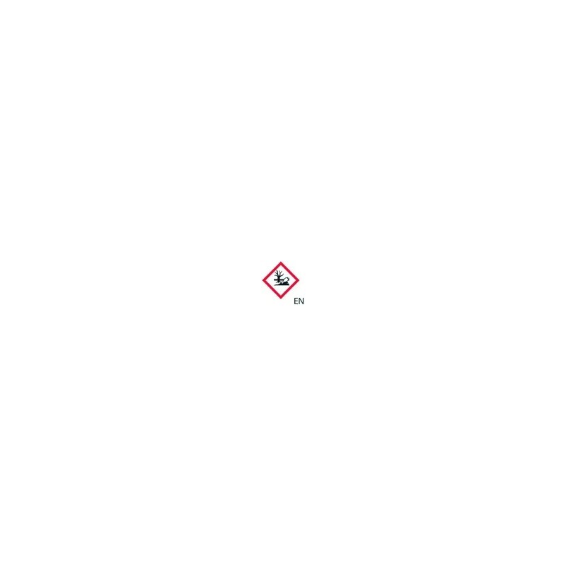 ETIQUETTE DE SECURITE TYPE GHS 09 DESCRIPTION ATTENTION DANGEREUX POUR L'ENVIRONNMENT ETIQUETTE 37 X 52 MM PAR 250