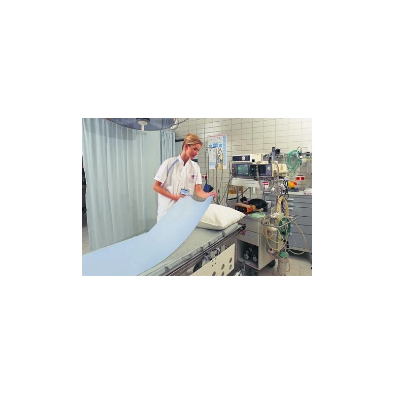 DRAP D'EXAMEN, 2 PLIS BLANC, LARGEUR 500 mm, PAR 6 ROULEAUX DE 50 METRES