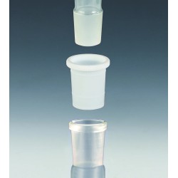 MANCHON EN PTFE AVEC ANNEAU D'ETANCHEITE POUR RODAGE CONIQUE 10/19