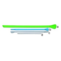SPATULE A USAGE UNIQUE SMARTSPATULAS EN PP NATUREL 'STANDARD' 210 mm DIAMETRE 7 mm OPAQUE PAR 300