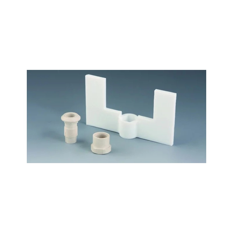 TETE D'AGITATION EN PTFE, FORME ANCRE DIAMETRE 150 mm POUR TIGE DIAMETRE 10 mm
