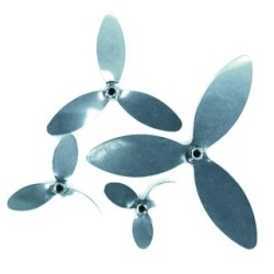 TETE D'AGITATION EN INOX, A HELICE 3 AILETTES DROITES 140 mm M6