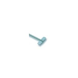 TIGE D'AGITATION EN INOX 7 x 400 mm A 2 PALES DIAMETRE 50 m