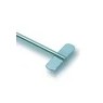 TIGE D'AGITATION EN INOX 7 x 400 mm A 2 PALES DIAMETRE 50 m