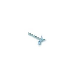 TIGE D'AGITATION EN INOX 7 x 400 mm A HELICE 3 AILETTES DIAMETRE 60 mm