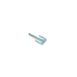 TIGE D'AGITATION EN INOX 8 x 450 mm A PALE FORME ANCRE DIAMETRE 45 mm
