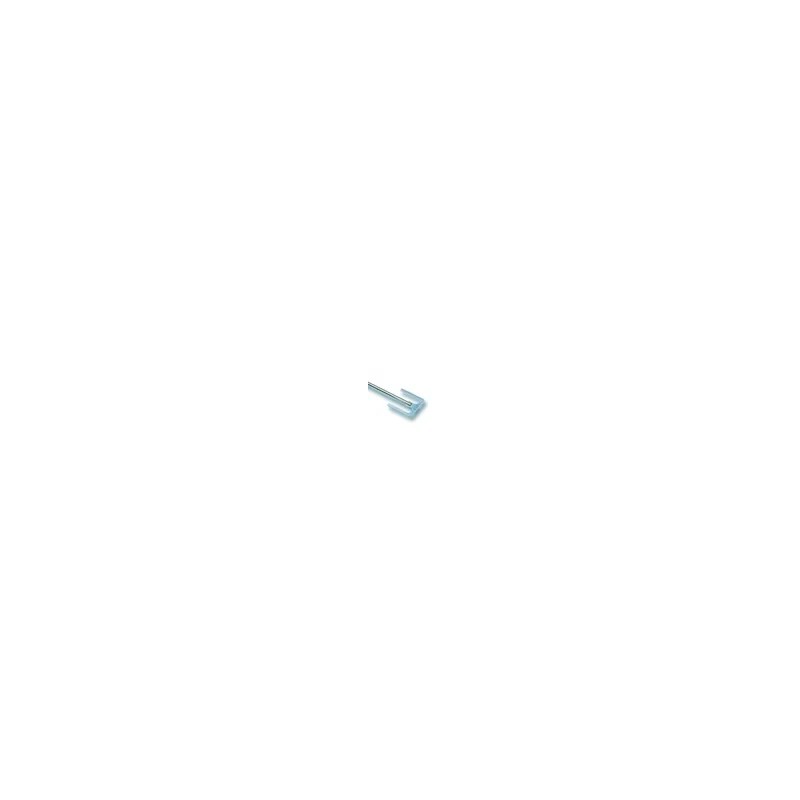 TIGE D'AGITATION EN INOX 8 x 450 mm A PALE FORME ANCRE DIAMETRE 45 mm