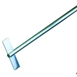 TIGE D'AGITATION EN INOX 8 x 400 mm, A 2 PALES 50 x 12 mm, HEIDOLPH BR 11