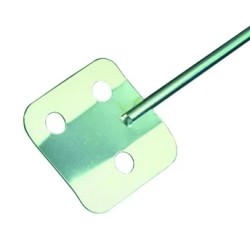 TIGE D'AGITATION EN INOX 8 x 450 mm, A PALE CARREE 70 x 70 mm, HEIDOLPH BR 13
