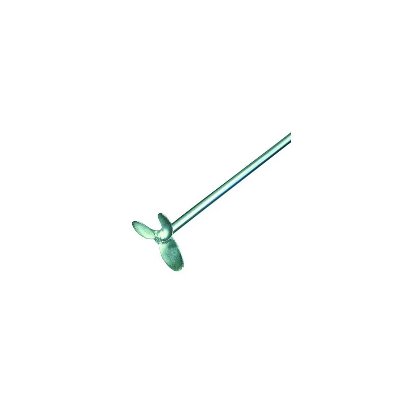 TIGE D'AGITATION EN INOX 8 x 400 mm, A HELICE 3 AILETTES DIAMETRE 58 mm, HEIDOLPH PR 30