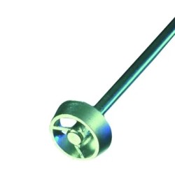 TIGE D'AGITATION EN INOX 8 x 400 mm, A HELICE 3 AILETTES AVEC ANNEAU DIAMETRE 45 mm, HEIDOLPH PR 32