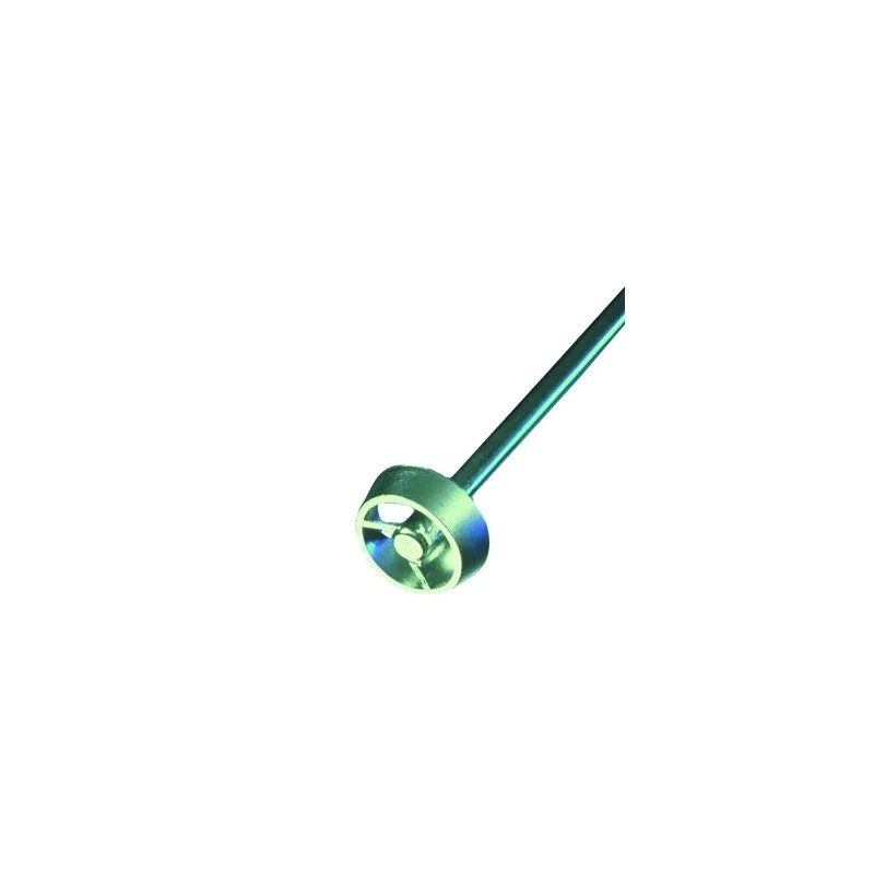TIGE D'AGITATION EN INOX 8 x 400 mm, A HELICE 3 AILETTES AVEC ANNEAU DIAMETRE 66 mm, HEIDOLPH PR 33