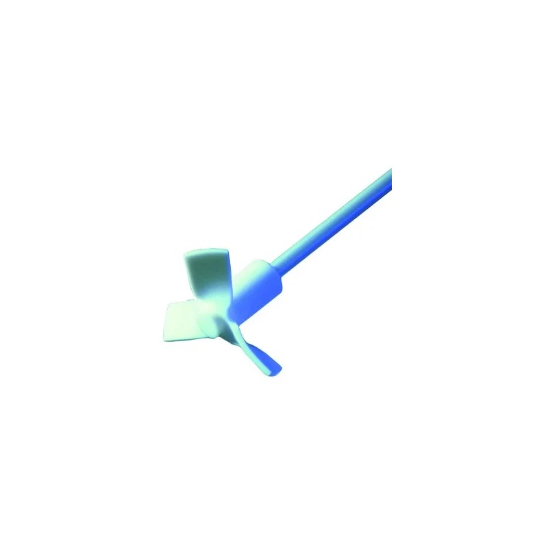 TIGE D'AGITATION EN PTFE 8 x 350 mm, A HELICE 3 AILETTES DIAMETRE 75 mm, HEIDOLPH PR 39