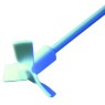 TIGE D'AGITATION EN PTFE 8 x 350 mm, A HELICE 3 AILETTES DIAMETRE 75 mm, HEIDOLPH PR 39