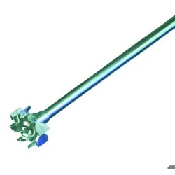 TIGE D'AGITATION EN INOX 8 x 400 mm, A TURBOAGITATION DIAMETRE 29 mm,HEIDOLPH TR 20