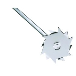 TIGE D'AGITATION EN INOX 8 x 350 mm, A DISQUE DISSOLVEUR DIAMETRE 80 mm, IKA R1300