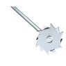 TIGE D'AGITATION EN INOX 10 x 350 mm, A DISQUE DISSOLVEUR DIAMETRE 100 mm, IKA R1302