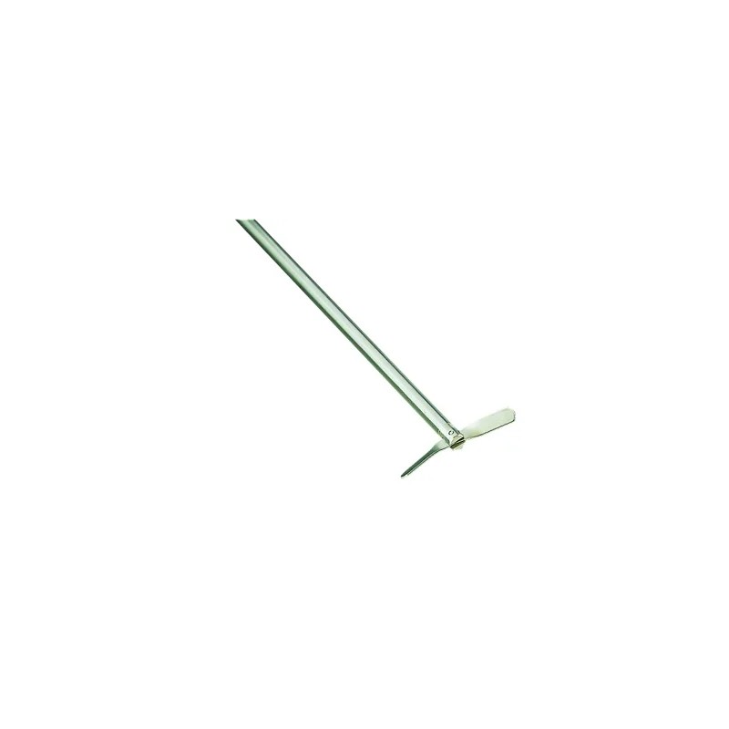 TIGE D'AGITATION EN INOX 8 x 350 mm, A PALES BASCULANTES DIAMETRE 100/24 mm, IKA R 1355