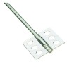 TIGE D'AGITATION EN INOX 8 x 350 mm, A 2 PALES DIAMETRE 70 mm, IKA R 1375