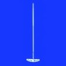 TIGE D'AGITATION EN VERRE DURAN 10 x 515 mm A PALE DEMI LUNE A PERFORATIONS EN PTFE 115 x 25 mm