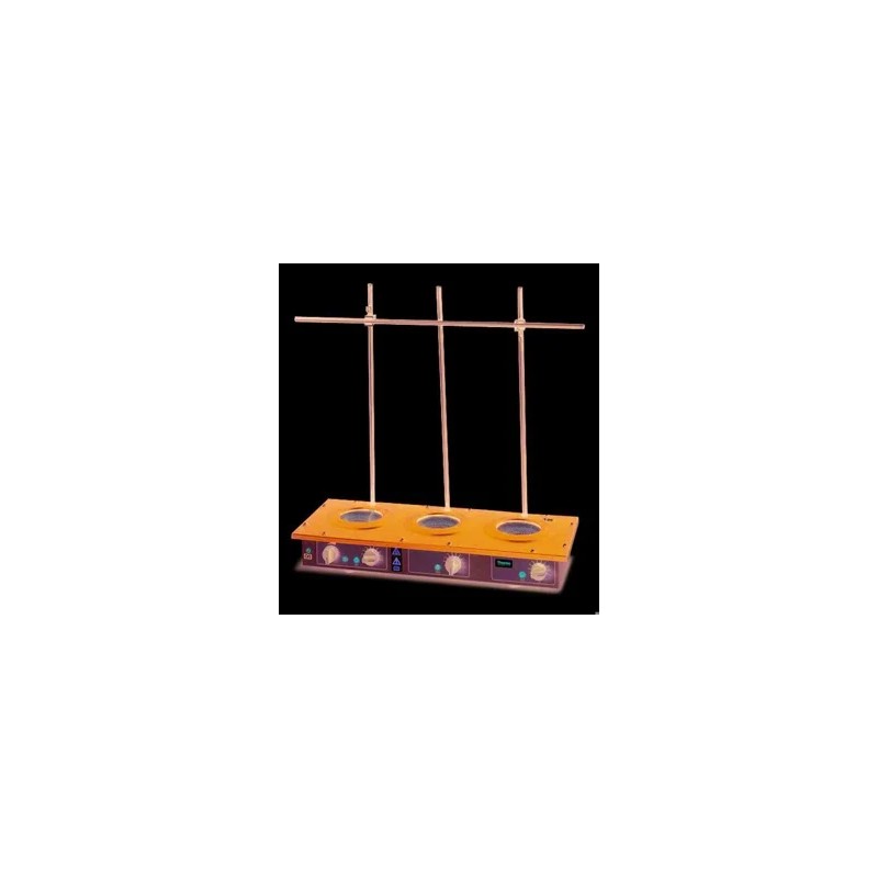 RAMPE D'EXTRACTION 3 POSTES SANS AGITATION 500 ML 700 W ELECTROTHERMAL