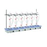 RAMPE D'EXTRACTION 6 POSTES AVEC AGITATION 250 ML 1000 W ELECTROTHERMAL