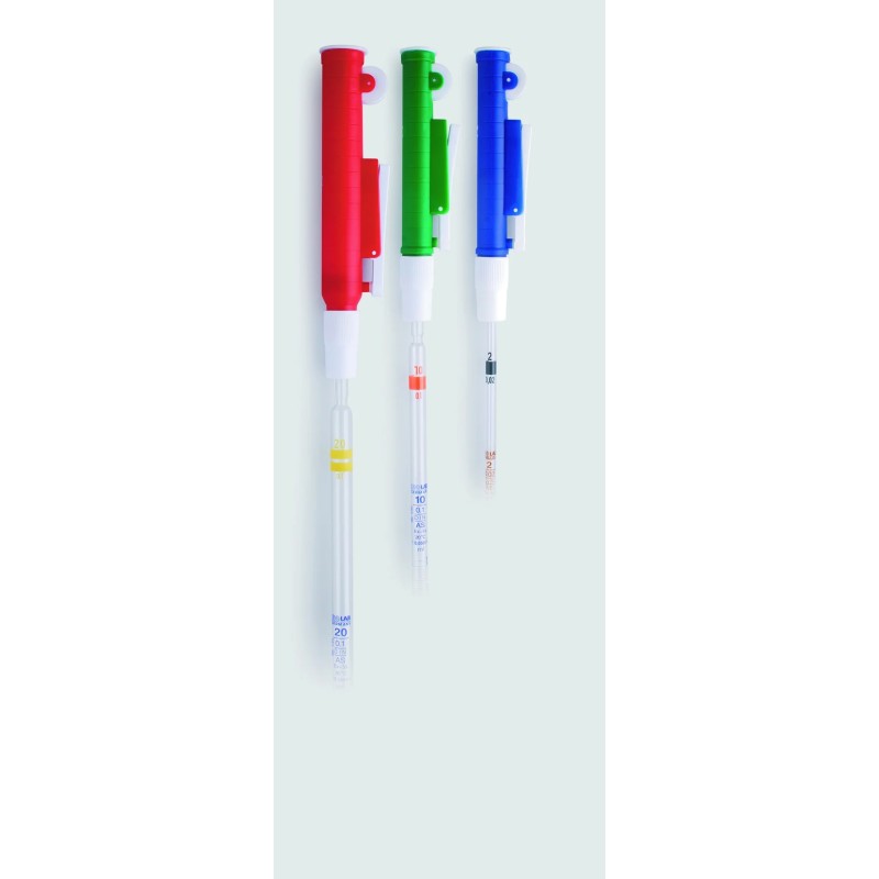 PIPETTE PUMP JAUNE POUR PIPETTE JUSQU'· 0,2 ML