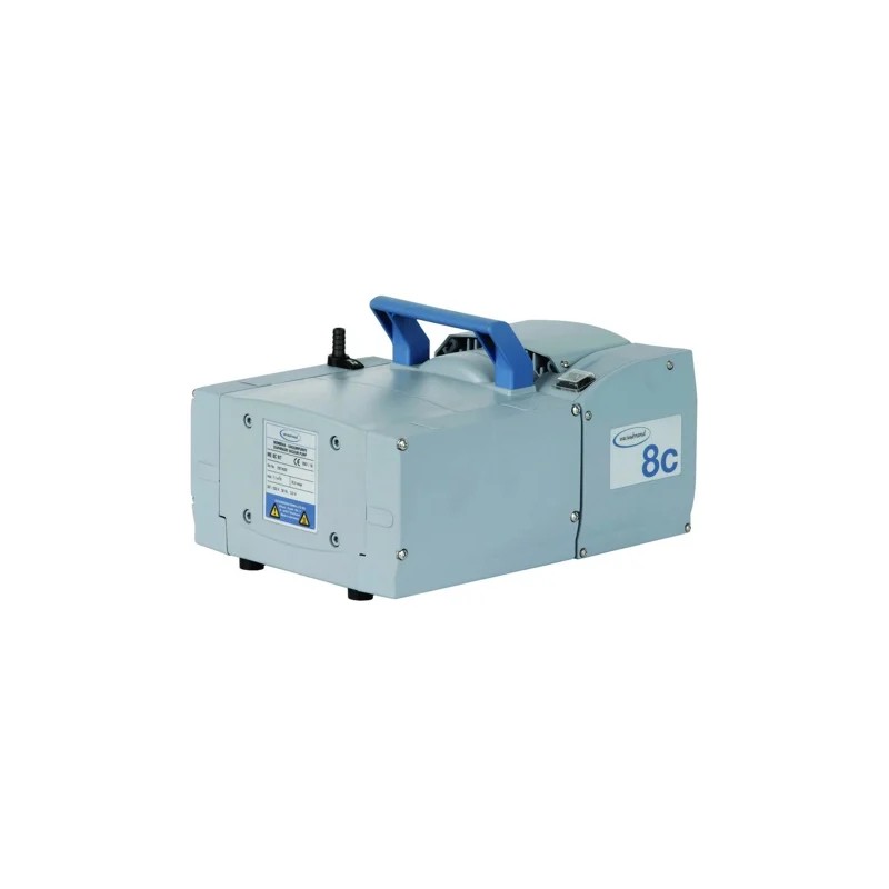 POMPE A MEMBRANE PTFE POUR GAZ CORROSIFS VACUUBRAND ME 8CNT NOMBRE D'ETAGES 1 DEBIT 7,1 / 7,8 m3/h VIDE LIMITE 70 mbar