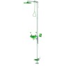 COMBINE DOUCHE LAVEUR D'YEUX EN ABS / INOX COMMANDE MANUELLE ET PIED