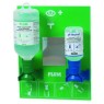 LAVEUR D'YEUX AUTONOME STATION MURALE AVEC 2 FLACONS : 500 ML SOLUTION SALINE, 200 ML SOLUTION PH NEUTRE