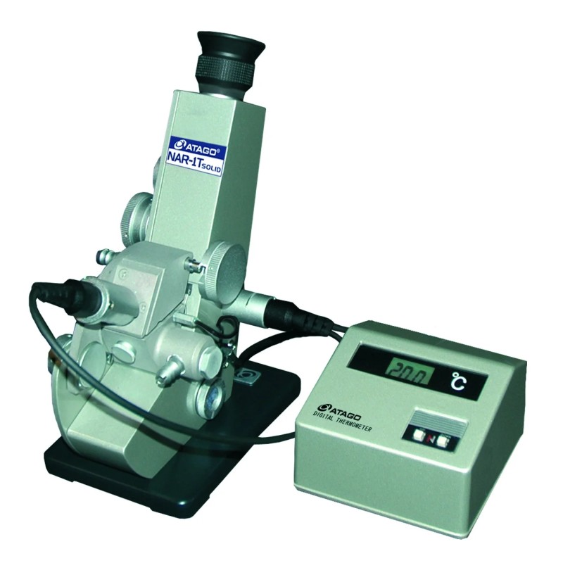 REFRACTOMETRE D'ABBE ATAGO TYPE NAR-2T 1,300-1,700nD - 0,001nD TEMPERATURE 0 A 120øC