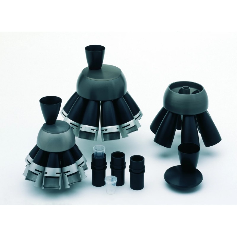 TETE DE DIVISION 8 CANAUX EN ALUMINIUM POUR REPARTITEUR D'ECHANTILLON PT 100