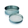 TAMIS D'ANALYSE RETSCH EN INOX DIAMETRE 450 mm HAUTEUR 100 mm ISO 3310/1 OUVERTURE 125 µm