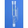 TETE D'EXTRACTEUR SOXHLET EN VERRE DURAN AVEC TUBULURE LATERALE ISOBARE, RODAGE FEMELLE