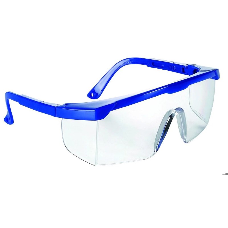 LUNETTES DE SECURITE LLG BLEU, OCULAIRE INCOLORE "CLASSIC
