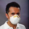 MASQUE DE PROTECTION ANTI-POUSIERES MANDIL FORME COQUE AVEC SOUPAPE "COOL DOWN" 