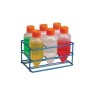 PORTOIR EN FIL D'ACIER REVETU EPOXY POUR FLACONS A CENTRIFUGER DIAMETRE 60 mm