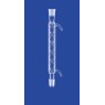 REFRIGERANT D'ALLIHN EN VERRE BOROSILICATE A RODAGE, RACCORD A OLIVE