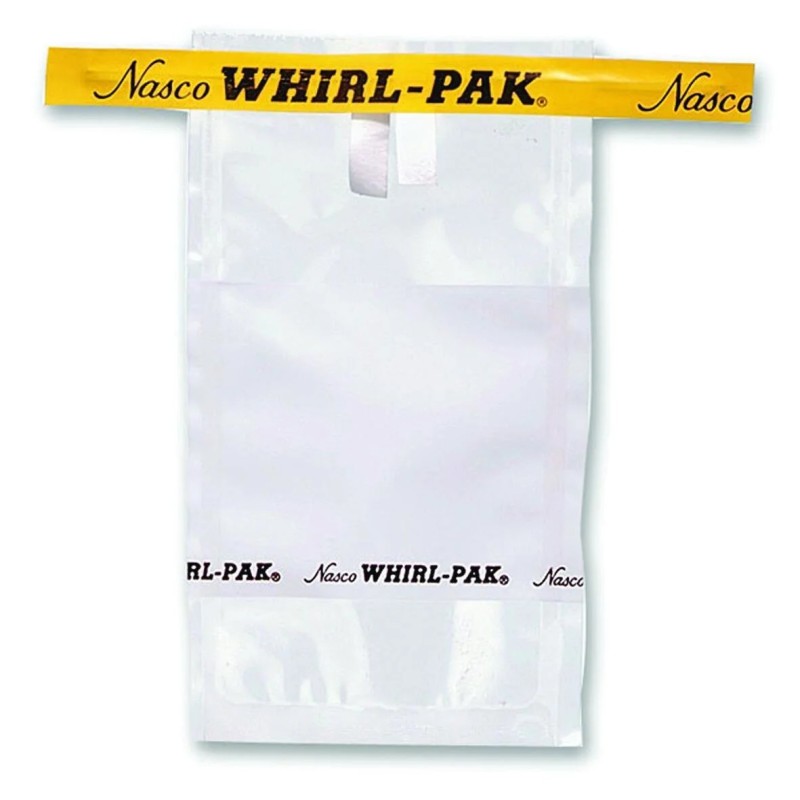 SACHET STERILE EN POLYETHYLENE WHIRL PAK EP. 0,057 mm, AVEC ZONE D'ECRITURE PAR 500