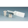 TETE D'AGITATION EN PTFE, A HELICE 2 AILETTES INCLINEES  POUR TIGE 
