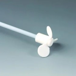 TIGE D'AGITATION EN ACIER INOX REVETEMENT, A HELICE 3 AILETTES ARRONDIES EN PTFE DIAMETRE 50 mm